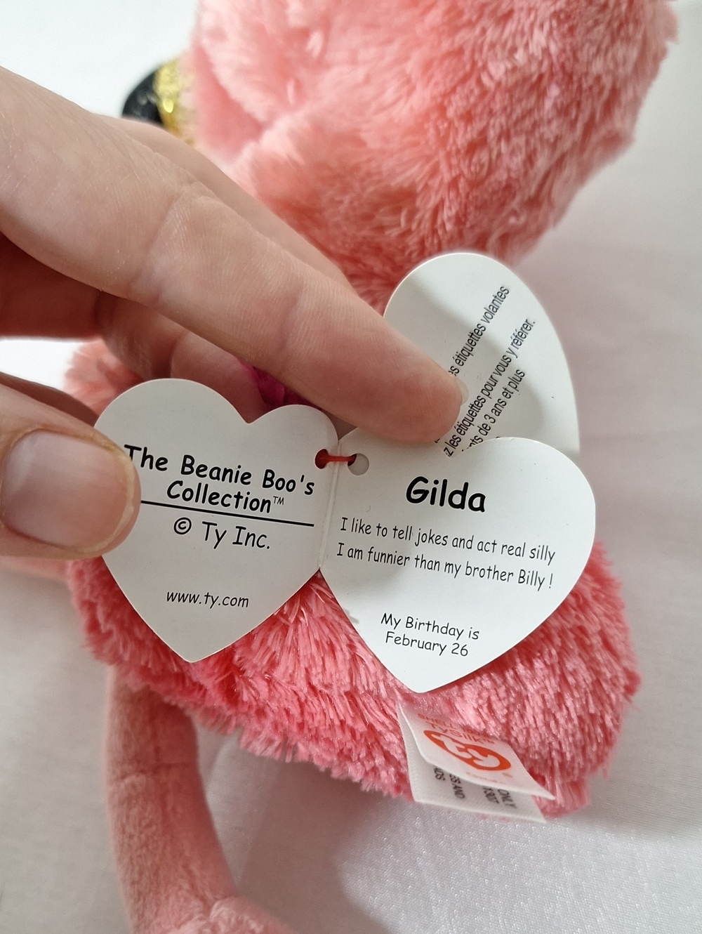 GILDE The Flamingo TY Beanie Boo - Picture 5 of 5